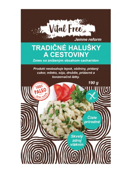 VITAL FREE PALEO TRADIČNÉ HALUŠKY A CESTOVINY 190g